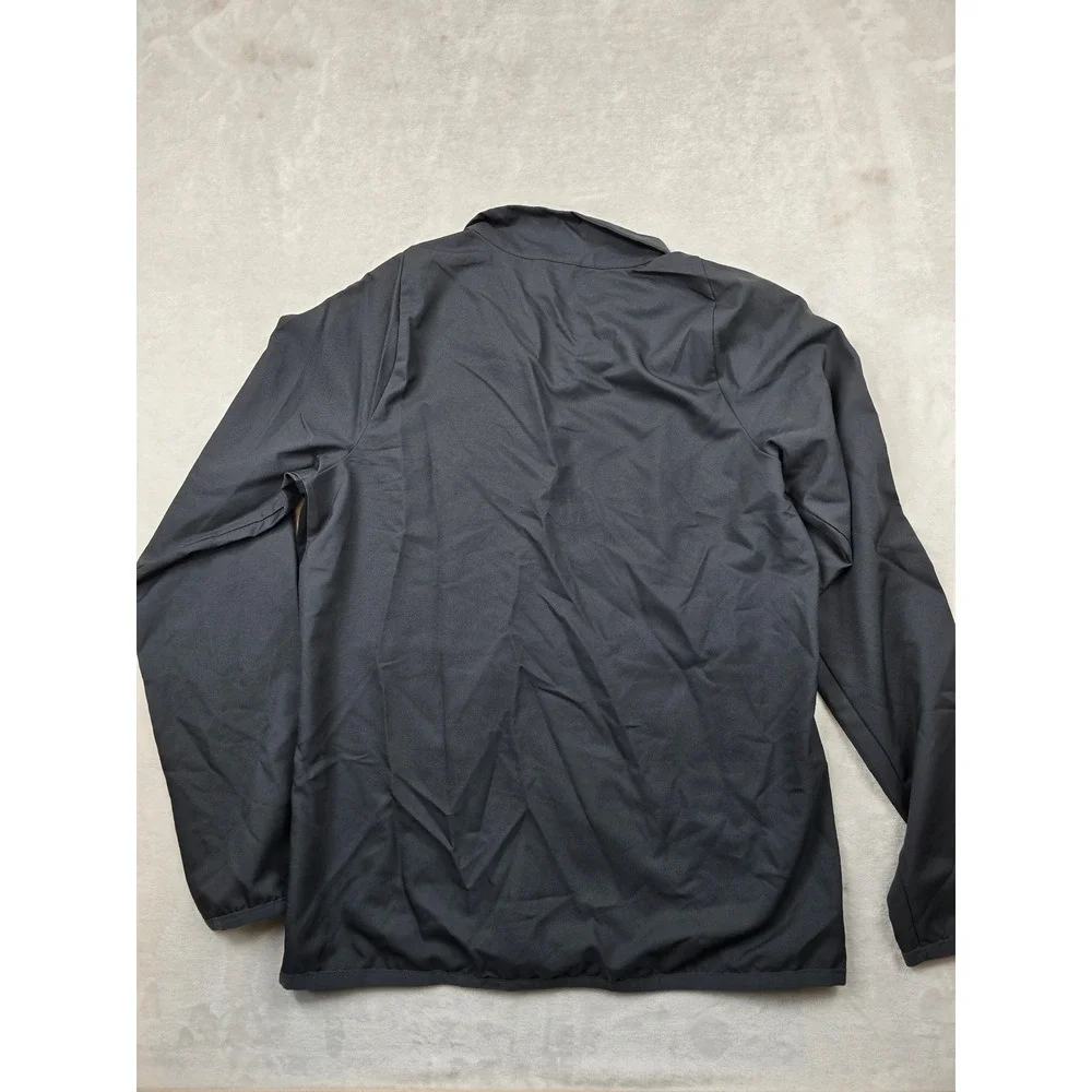 Nike Training Jacket Mens Small Gray Dri-FIT Full Zip Standard Fit Golf‎ NEW